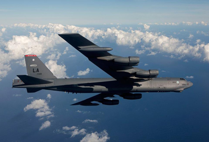 Pesawat pembom nuklir B-52 Stratofortress milik Angkatan Udara Amerika Serikat. (Foto: Dok. Boeing)